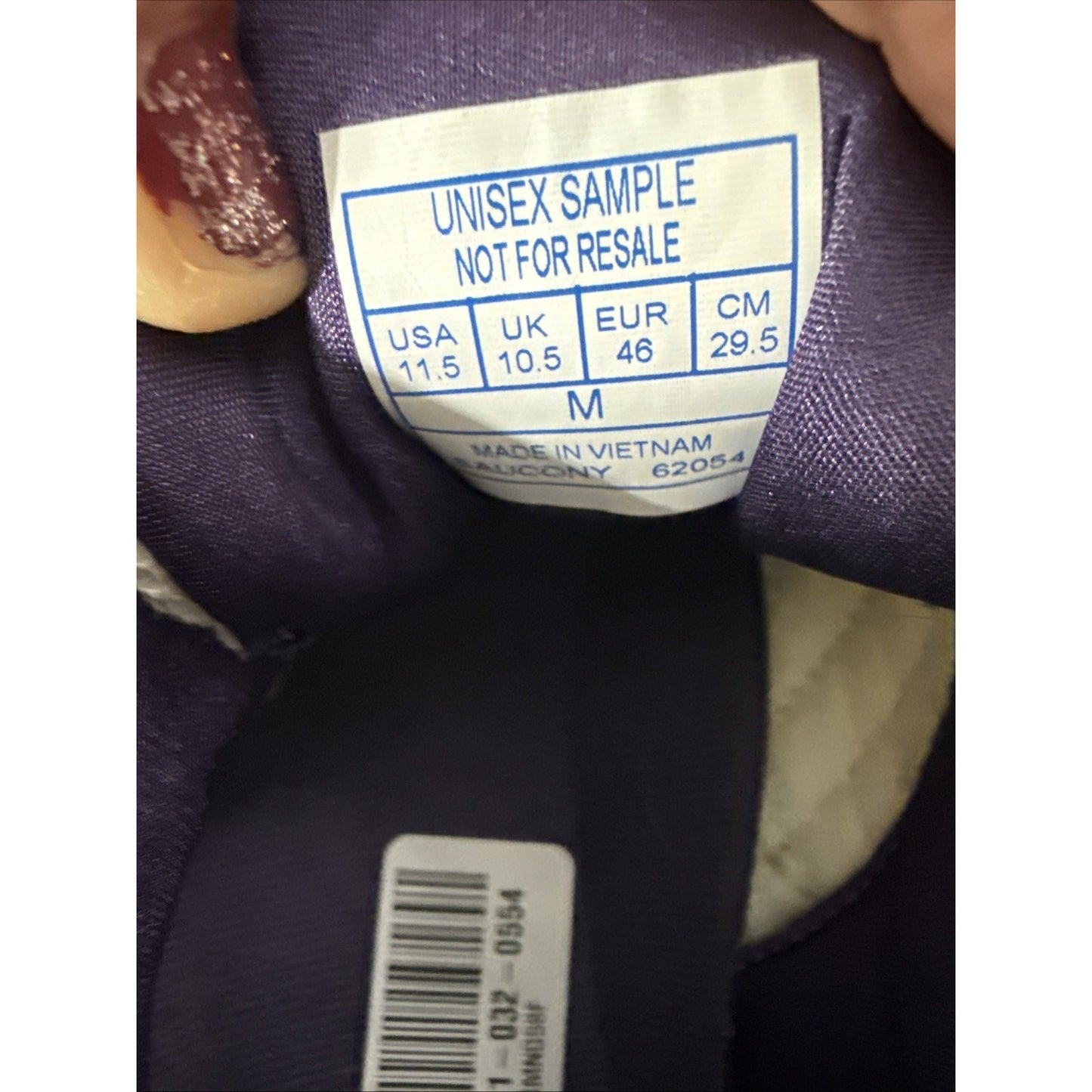 Size 11.5 - Claima x Saucony 3D Grid Hurricane Claim a Seat Sample