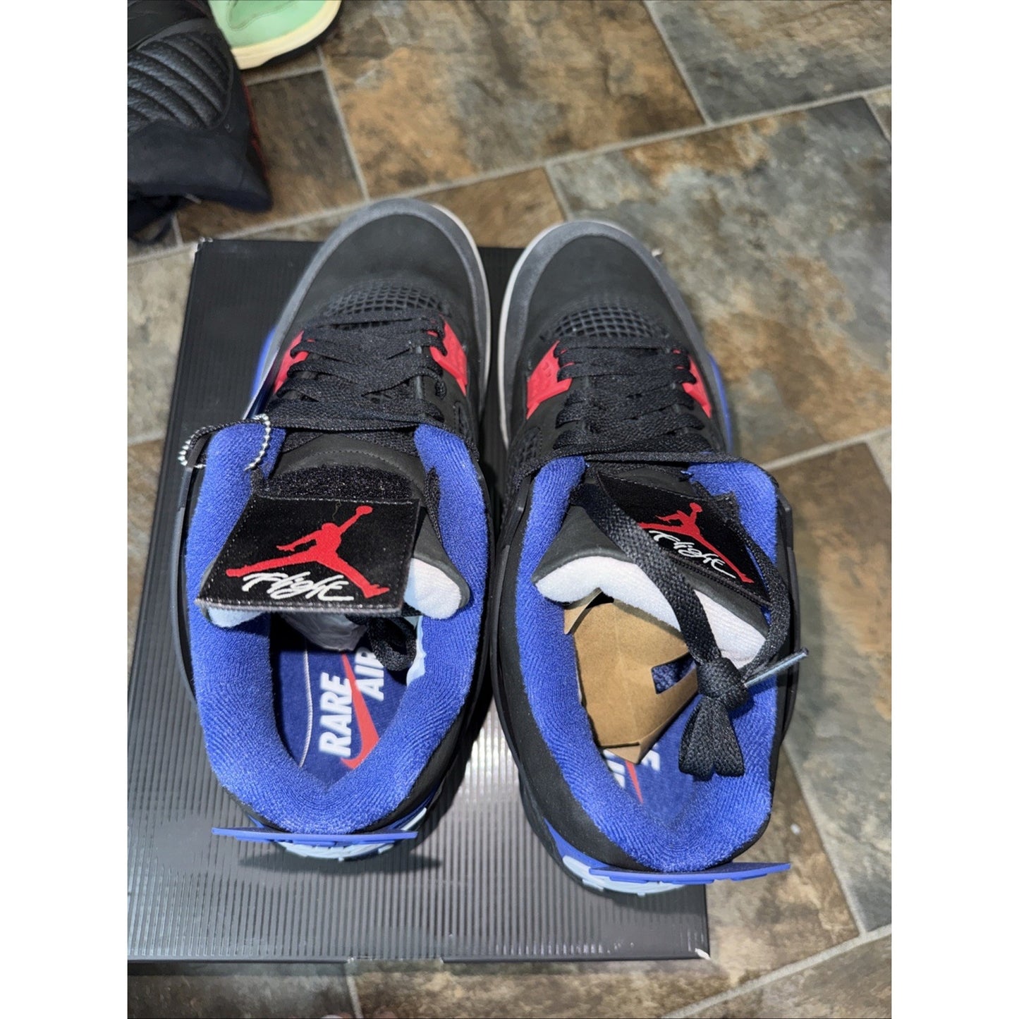Size 13 - Air Jordan 4 Retro Rare Air - White Lettering