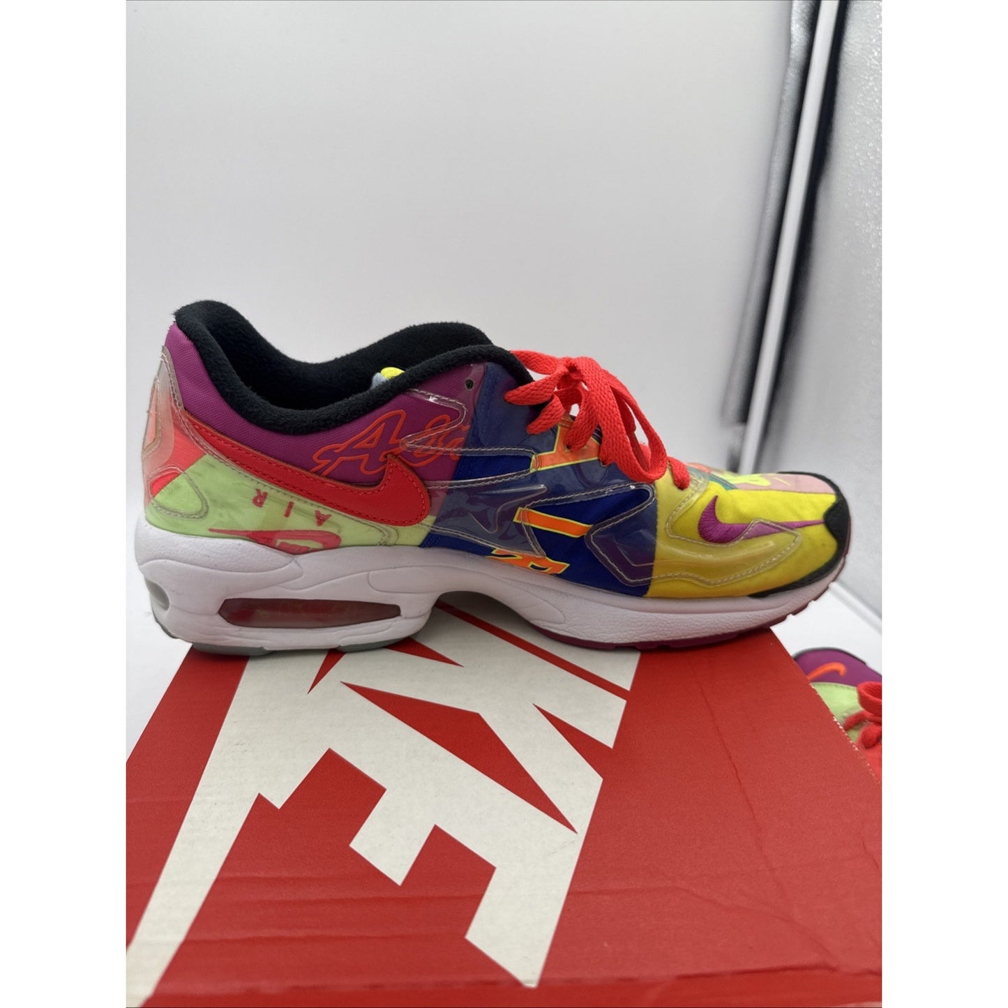 Size 9.5 - Nike Atmos x Air Max 2 Light QS Logos