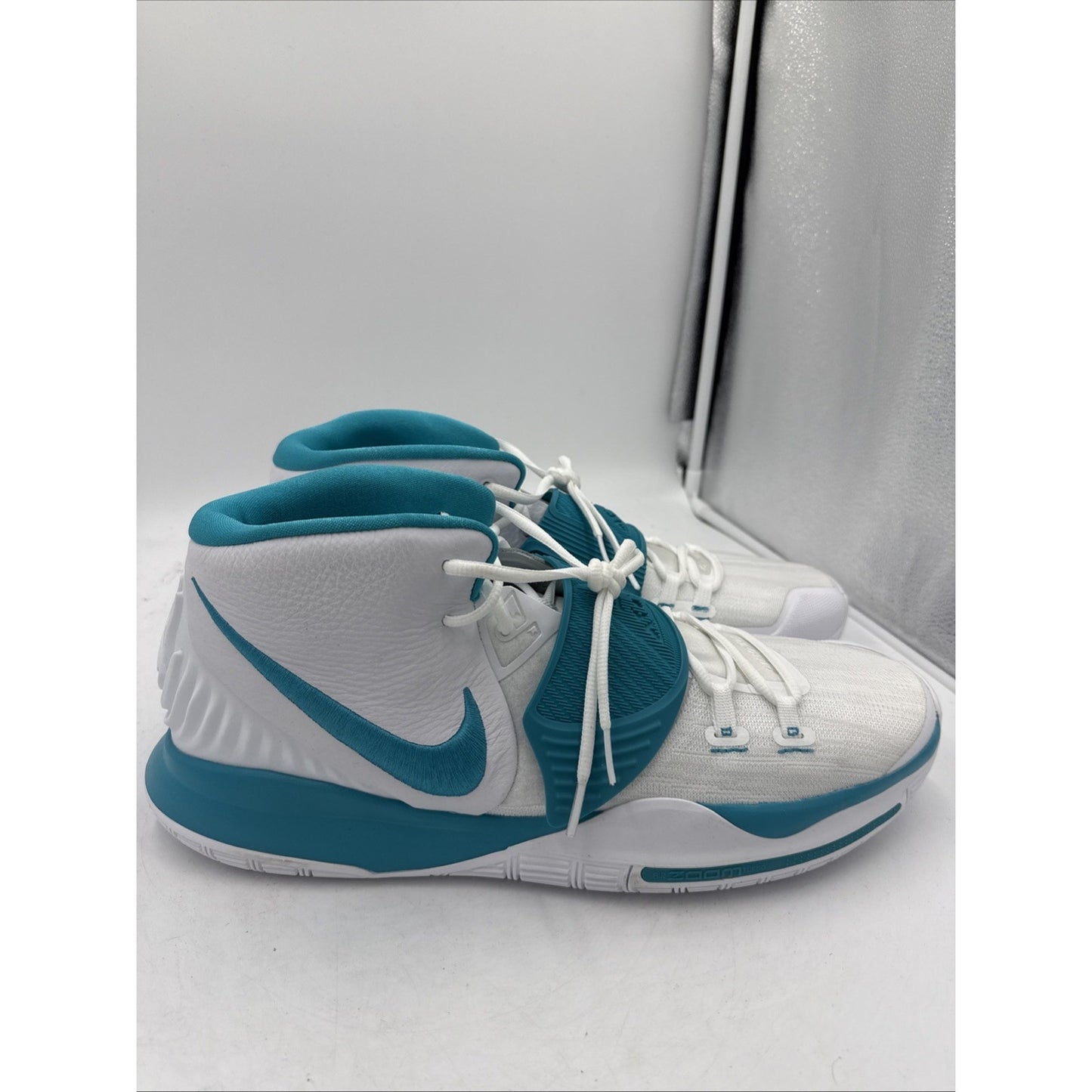 Size 17.5 - Nike Kyrie 6 TB Promo Mid White