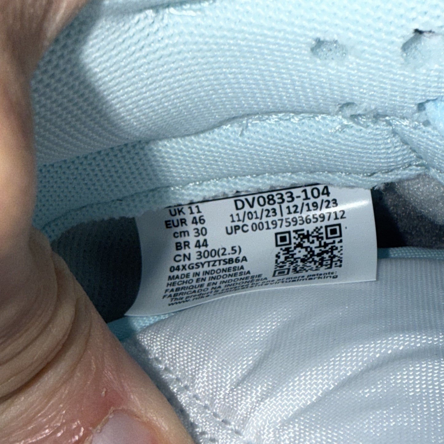 Size 12 - Nike Dunk Low Glacier Blue