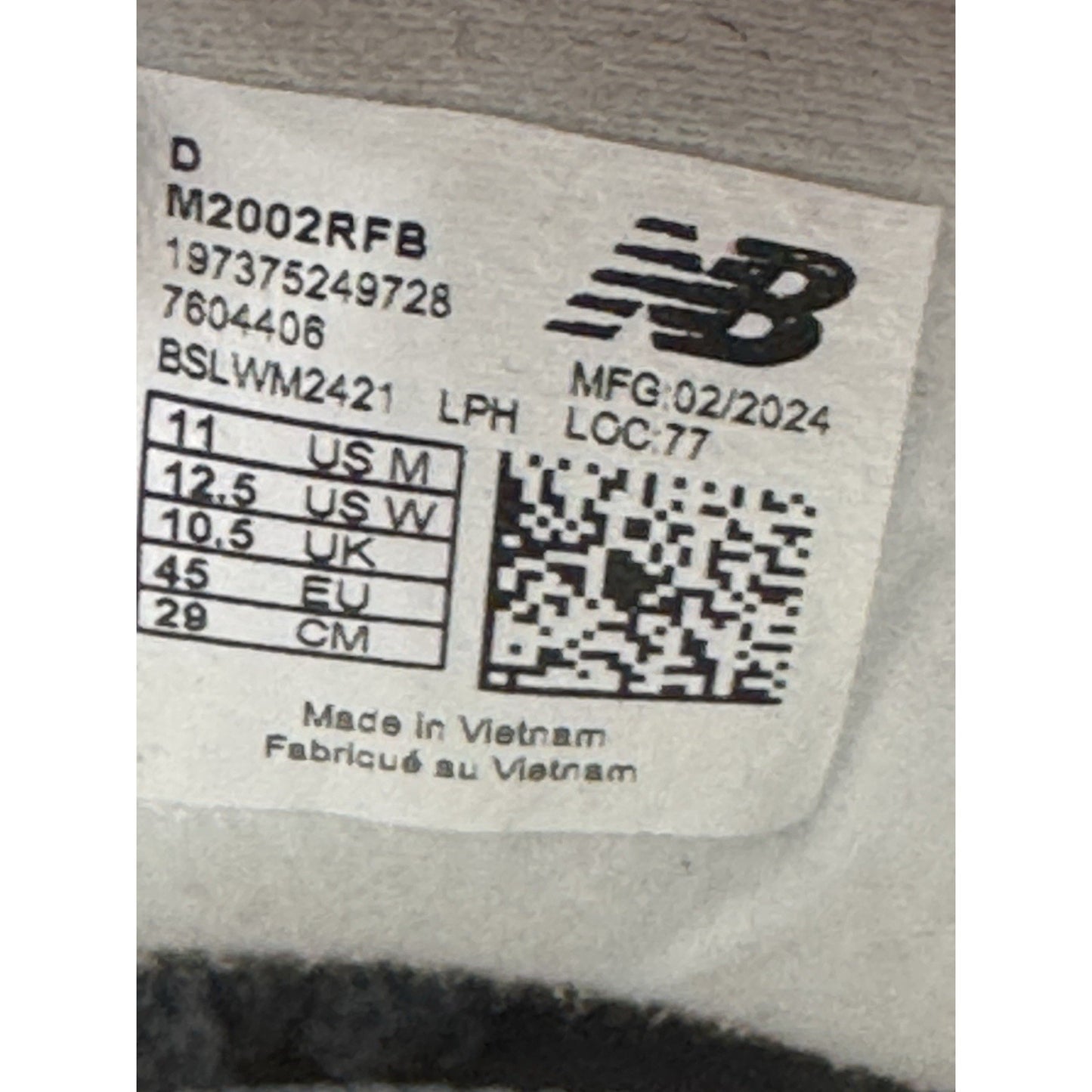 Size 11 - New Balance 2002R Steel Blue