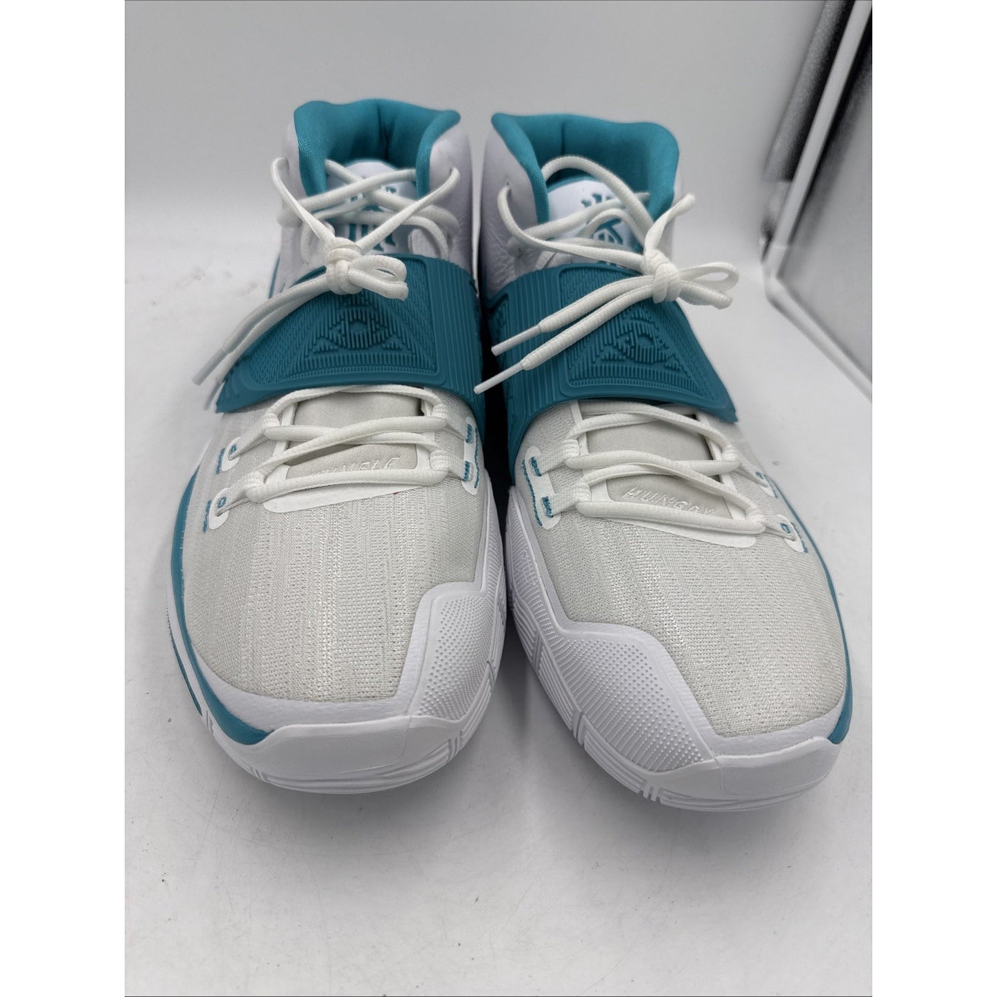 Size 17.5 - Nike Kyrie 6 TB Promo Mid White