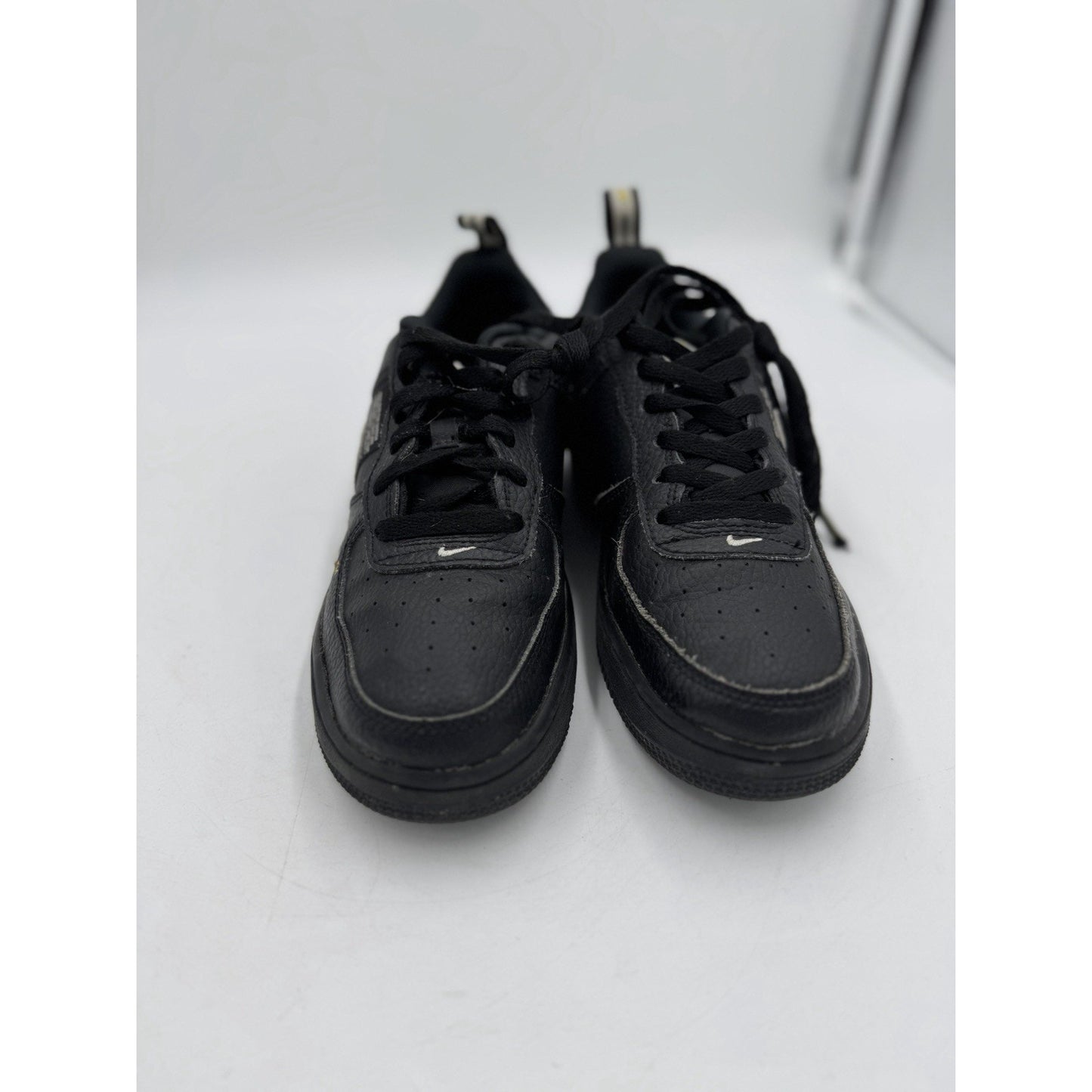 Nike Air Force 1 Lv8 Utility GS Overbranding Black AR1708-001 Teen Youth 6.5