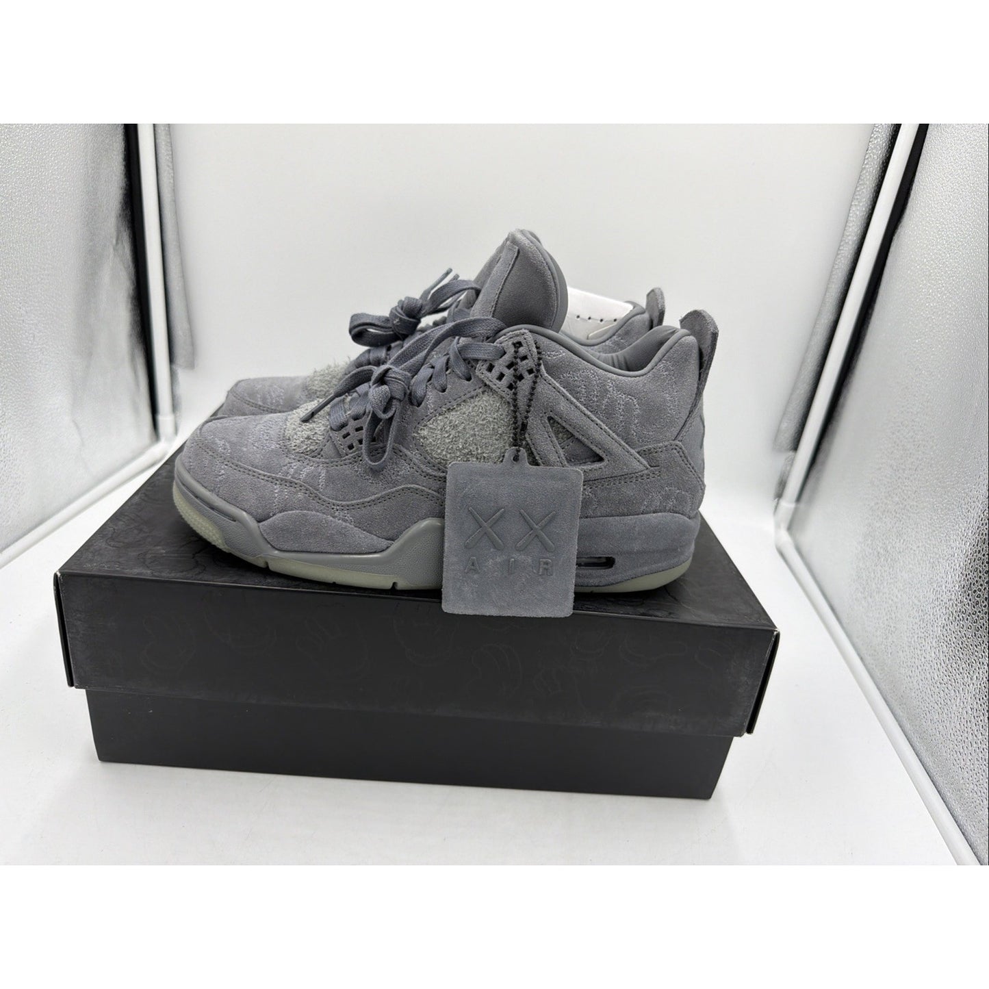 Size 7 - Jordan 4 Retro x KAWS Cool Grey 2017 Sales CFM Sample