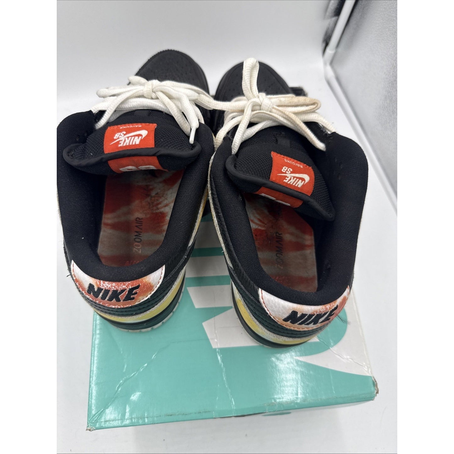 Size 9.5 - Nike Dunk SB Low Tie-Dye Raygun - Black