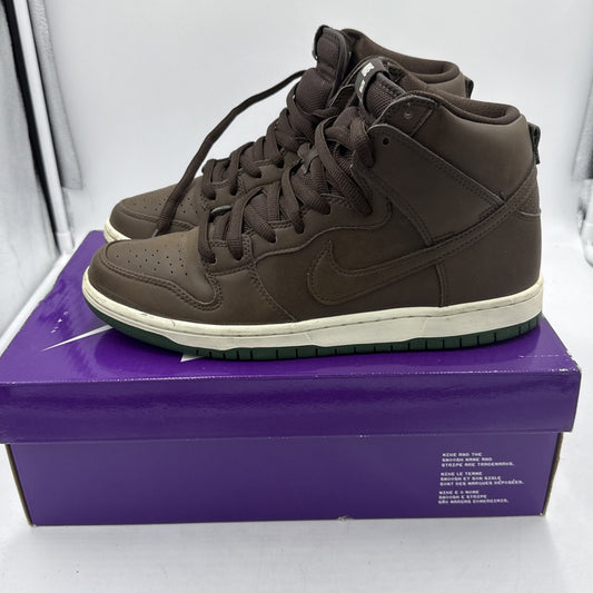 Size 9.5 - Nike Dunk SB High Baroque Brown