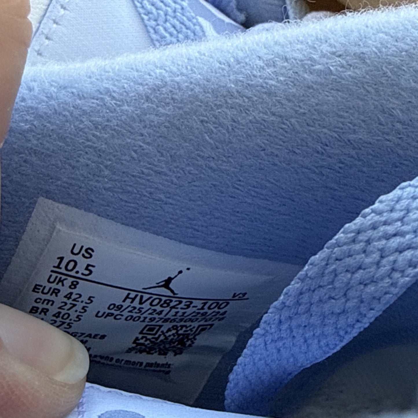 Size 10.5 - Air Jordan 4 Retro Forget Me Not W