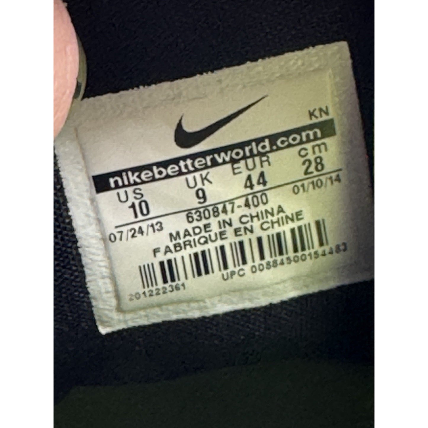 Size 10 Kobe 9 Elite Perspective 630847-400