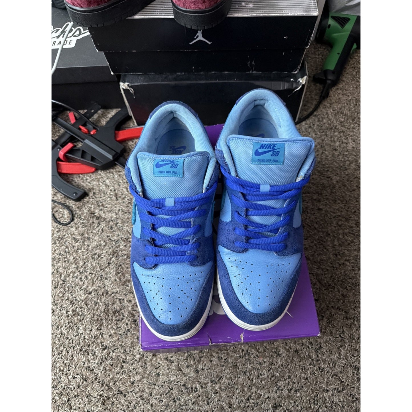 Size 12 - Nike Dunk Low Pro SB Fruity Pack - Blue Raspberry