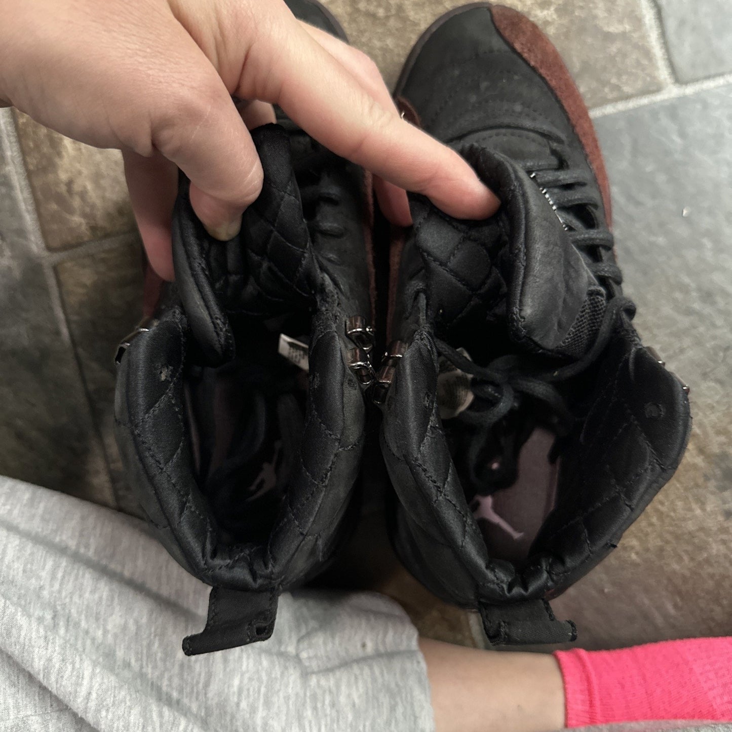 Size 6 - Jordan 12 Retro SP x A Ma Maniere Mid Black W
