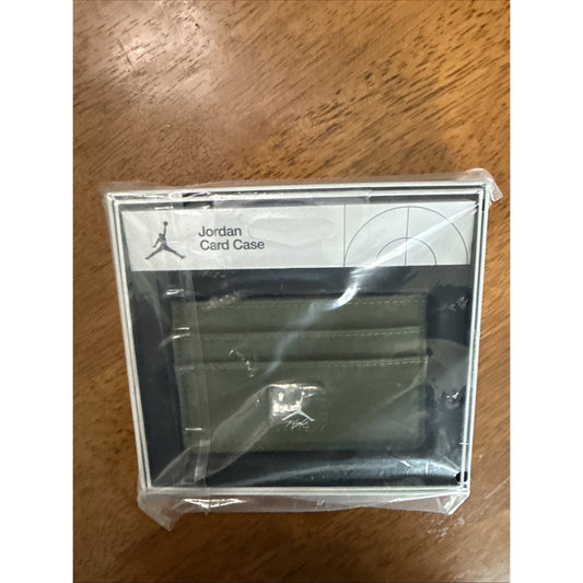 Jordan Card Case Olive Green Ma0809-EF Brand New
