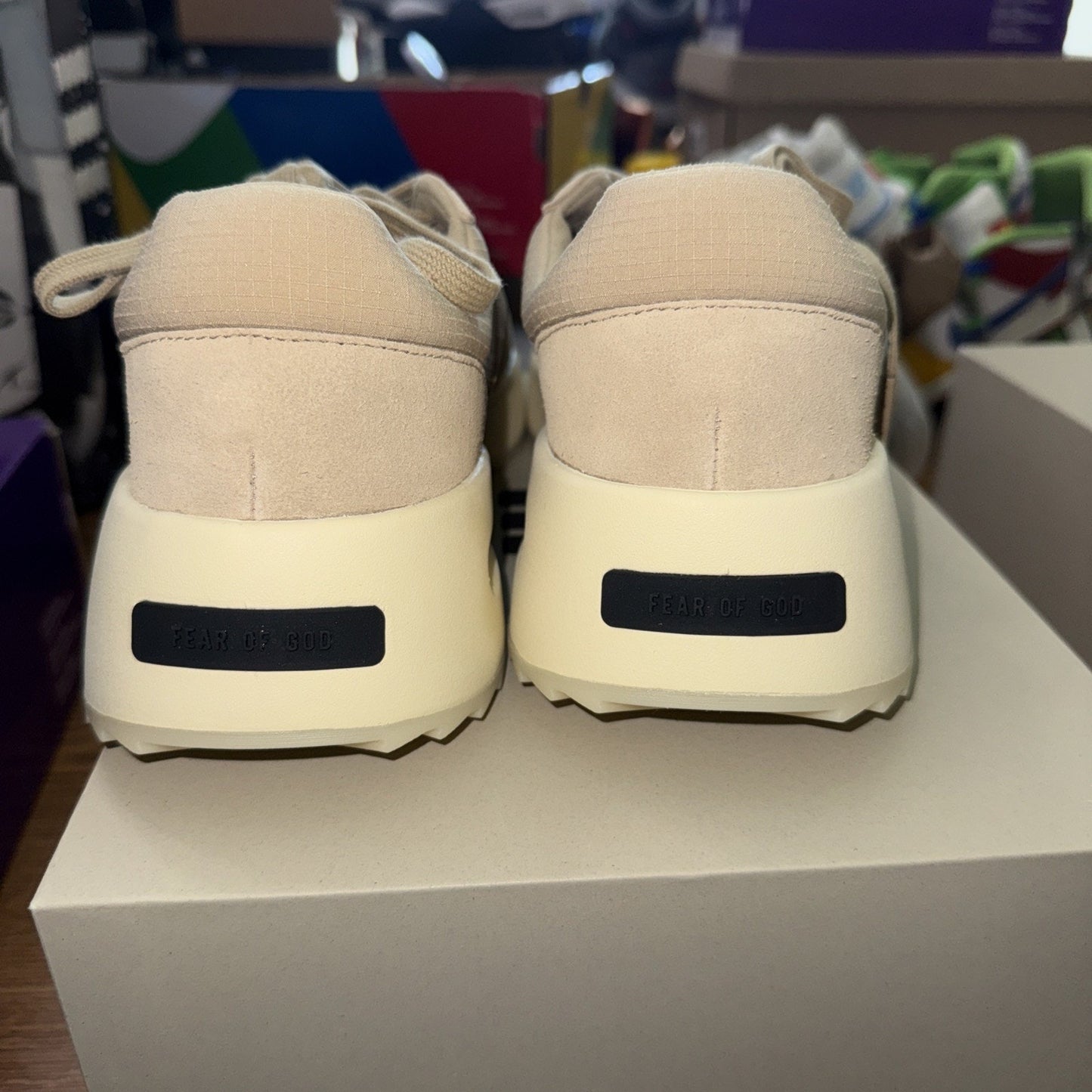 Size 9.5 - adidas Fear of God Athletics x Los Angeles Runner Clay