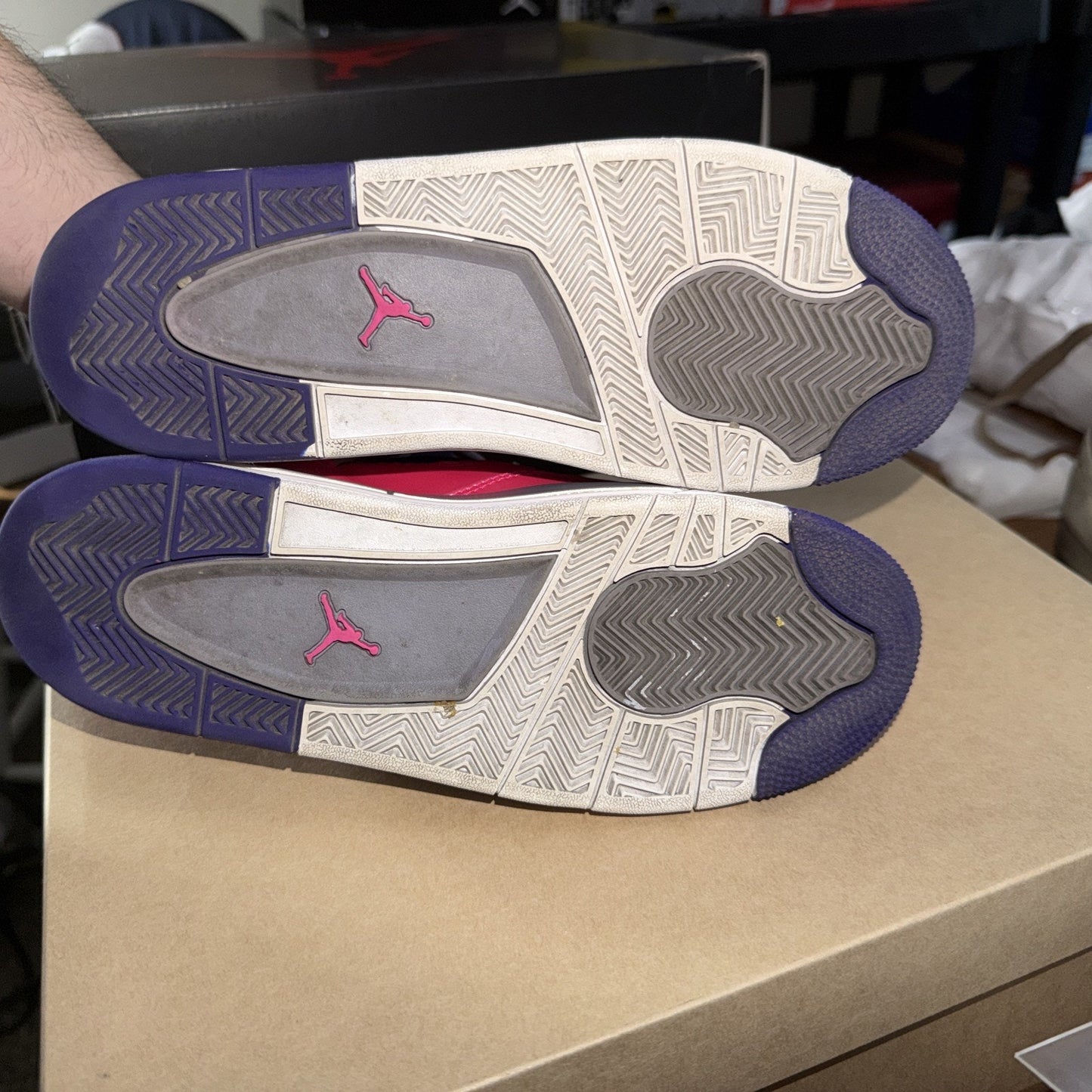 Size 6.5 (GS) - Jordan 4 Retro Low Pink Foil Very Rare