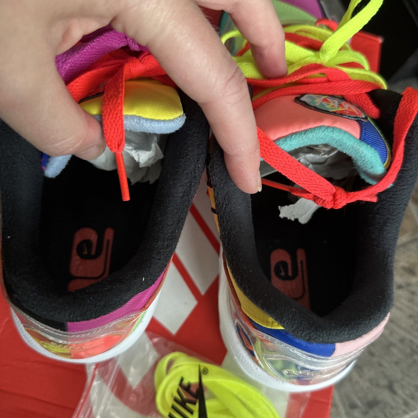 Size 9.5 - Atmos x Nike Air Max 2 Light QS Logos