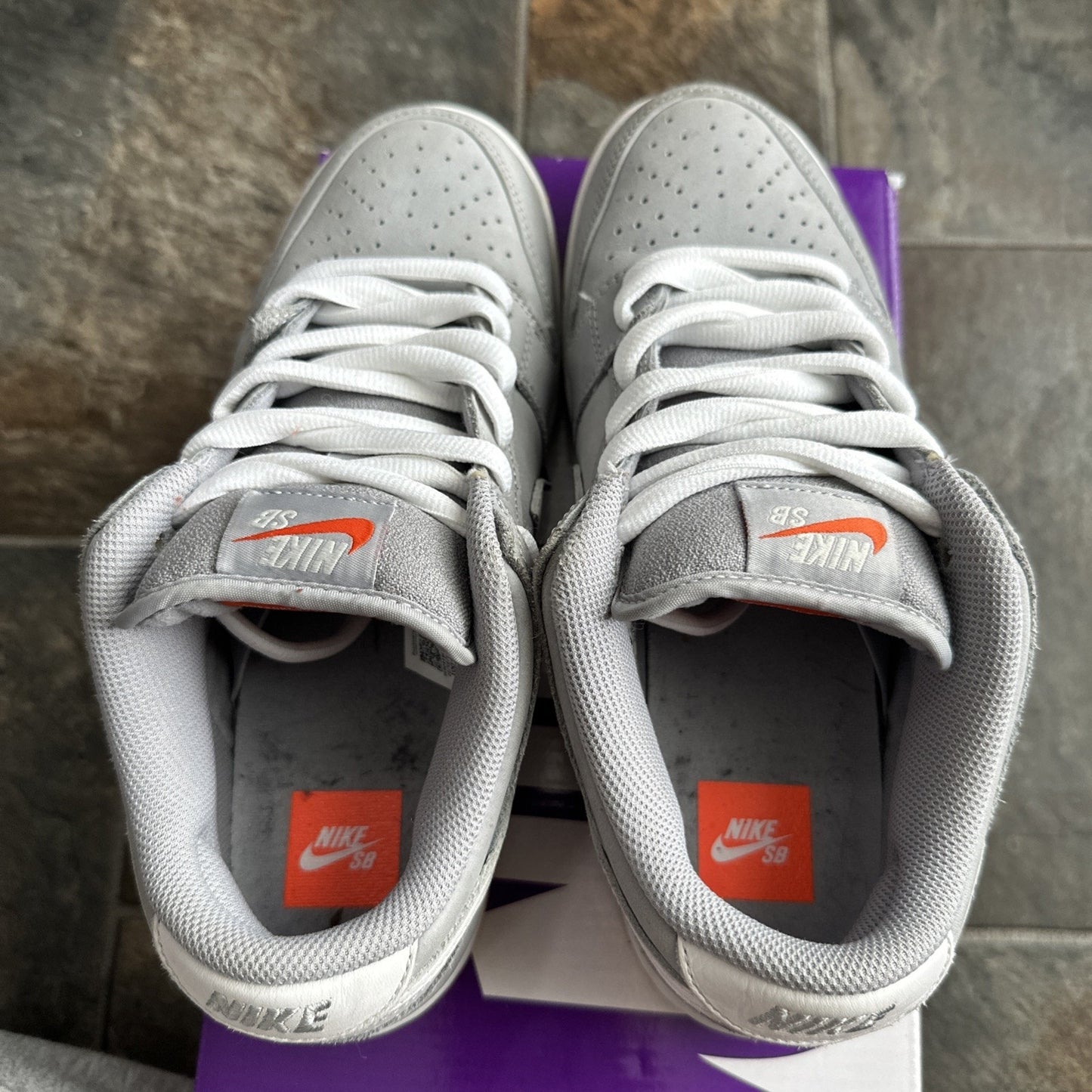 Size 8.5 - Nike SB Dunk Low Wolf Grey Gum