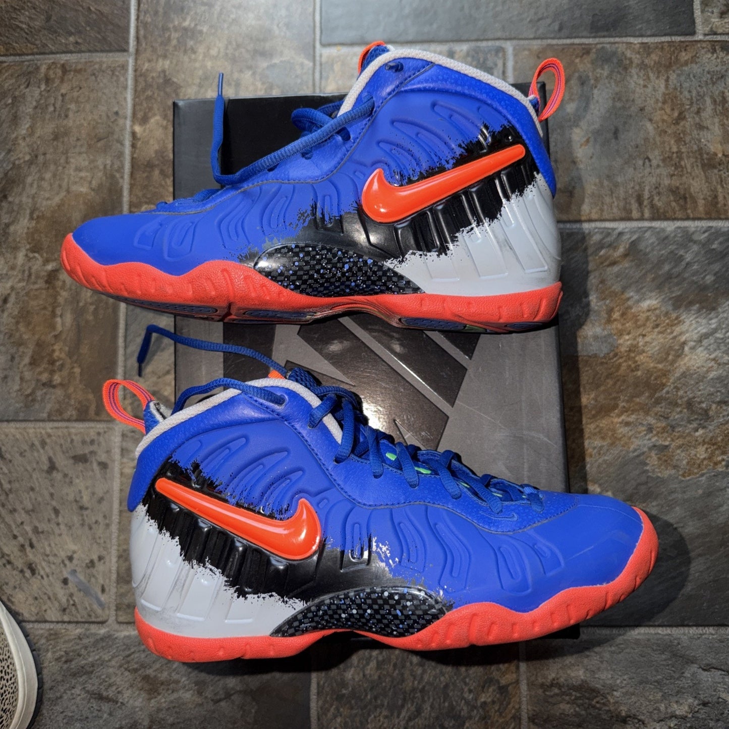 Size 7 (GS) - Nike Little Posite Pro Mid Nerf