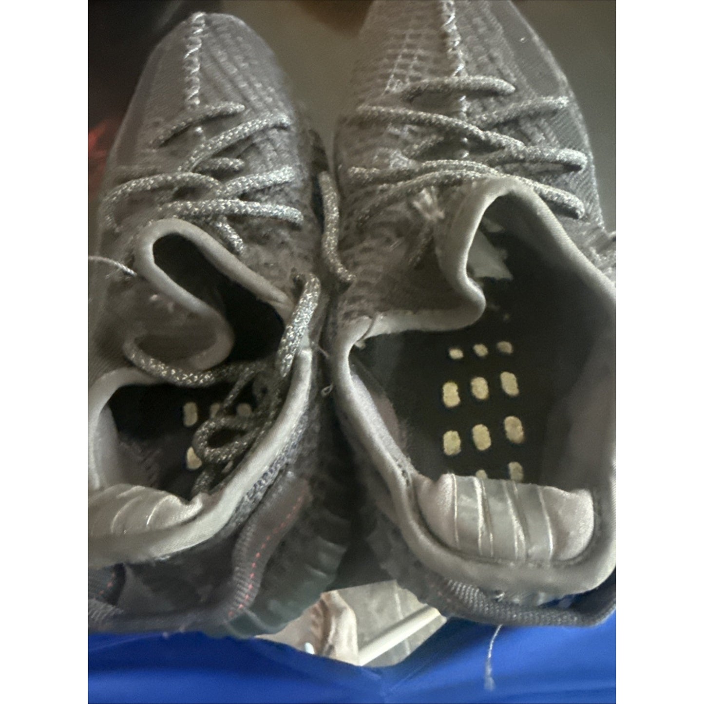 Size 7 - adidas Yeezy Boost 350 V2 Low Black Non-Reflective No Insoles NBS241