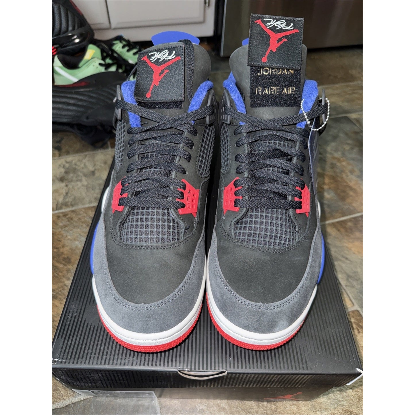 Size 13 - Air Jordan 4 Retro Rare Air - White Lettering
