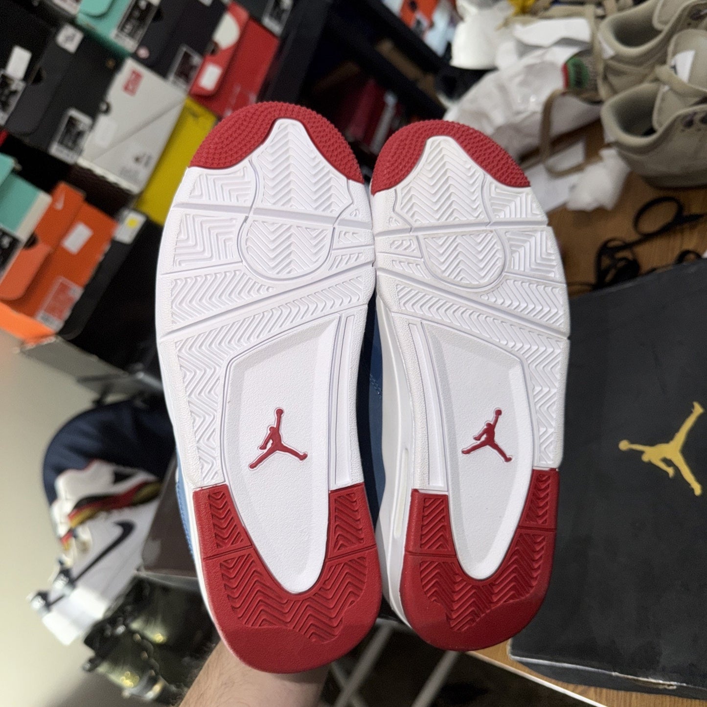 Nike Air Jordan 4 Retro Messy Room (GS) White Sneakers DR6952-400 Size 6Y Used