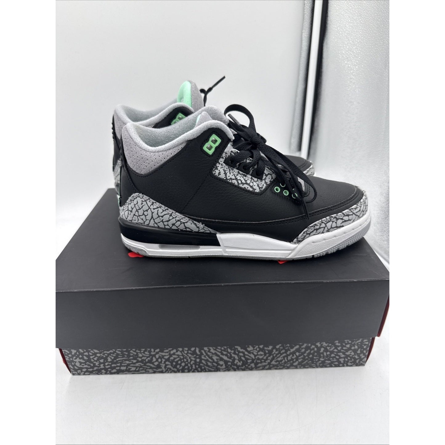 Size 5.5 - Air Jordan 3 Retro Green Glow