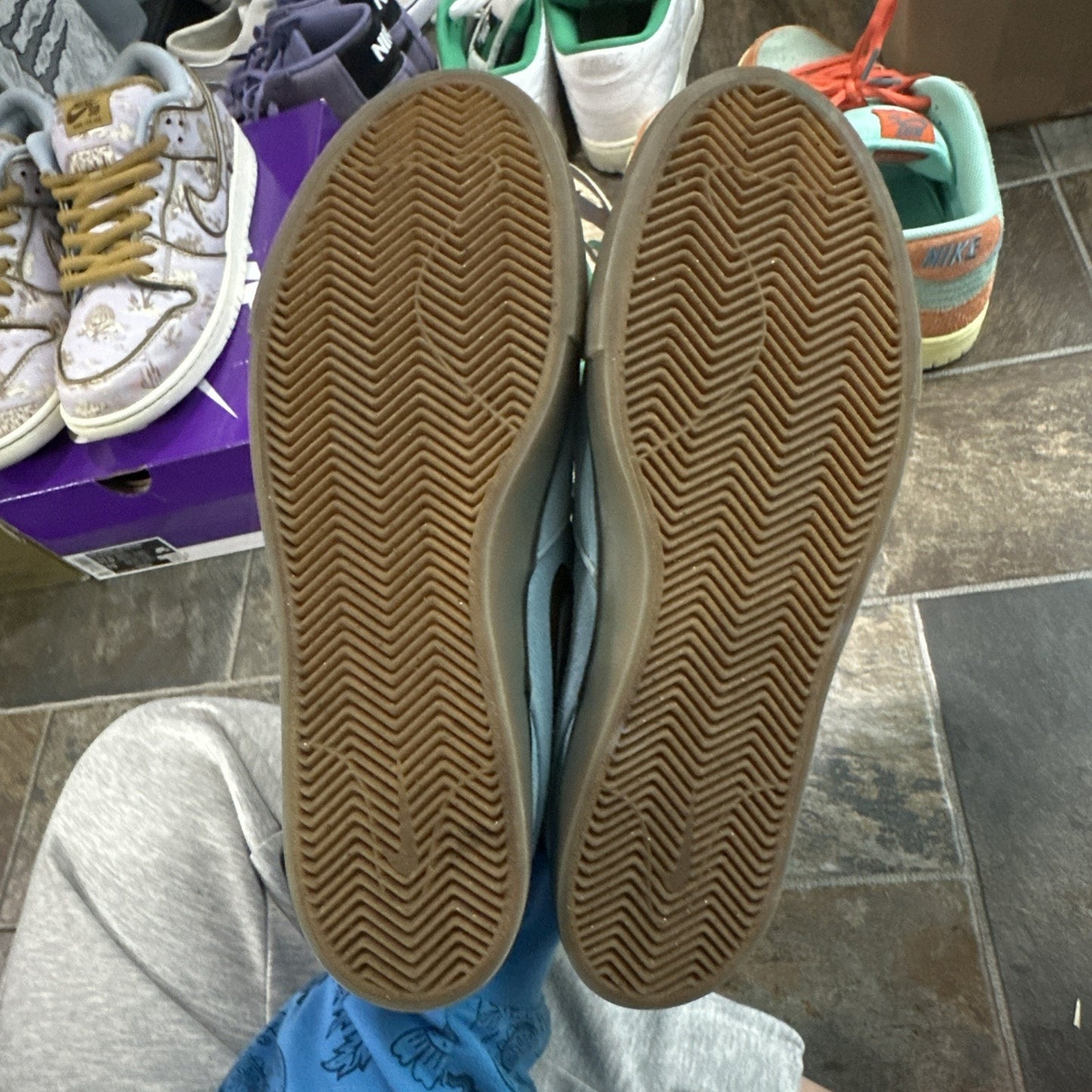 Size 11.5 - Nike Zoom Stefan Janoski+ Slip SB Denim Turquoise