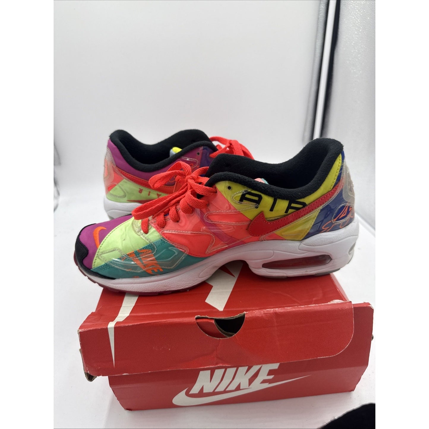 Size 9.5 - Nike Atmos x Air Max 2 Light QS Logos