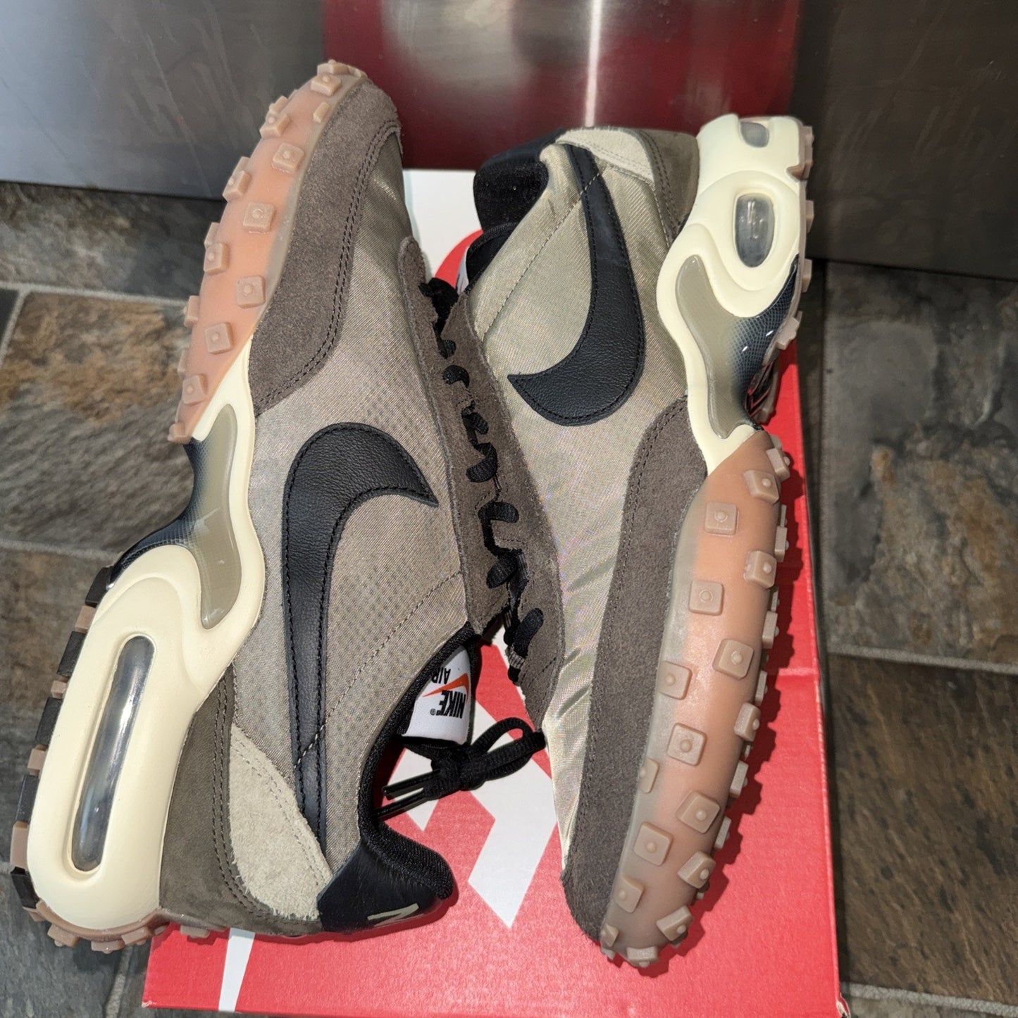 Size 10.5 - Nike Air Max Waffle Racer SP Matte Olive