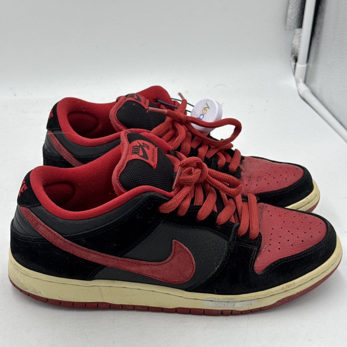 Size 9 Nike 304292-039 Jpack Low Pro Black And Red