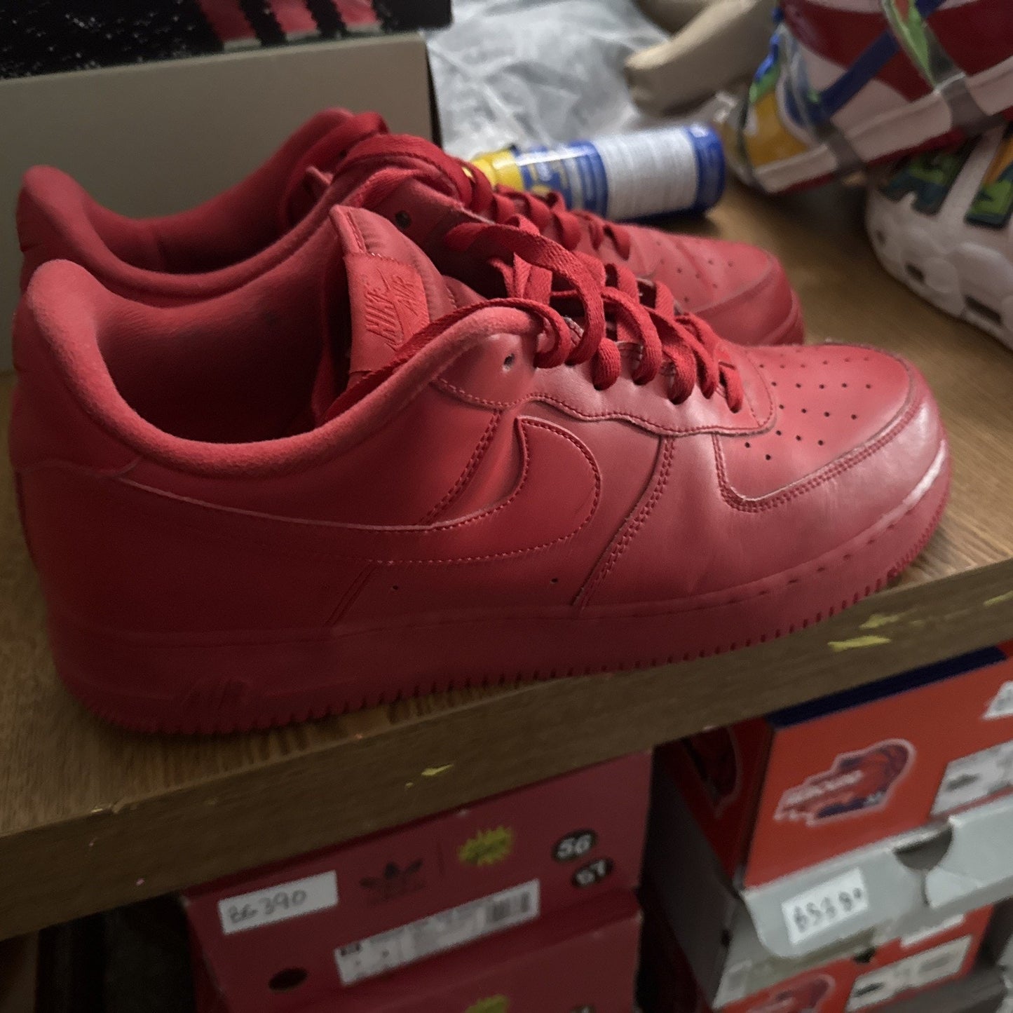 Size 13 - Nike Air Force 1 Low Triple Red