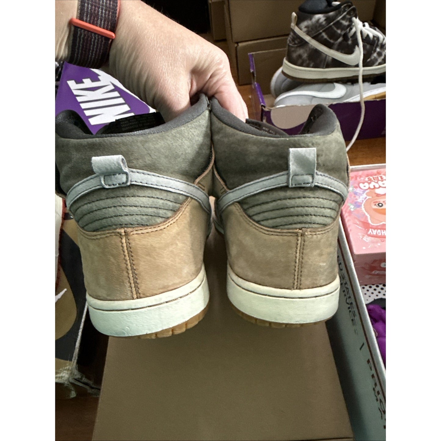 2015 Sb Dunk High “Homegrown” Size 11.5 M US Green/Brown