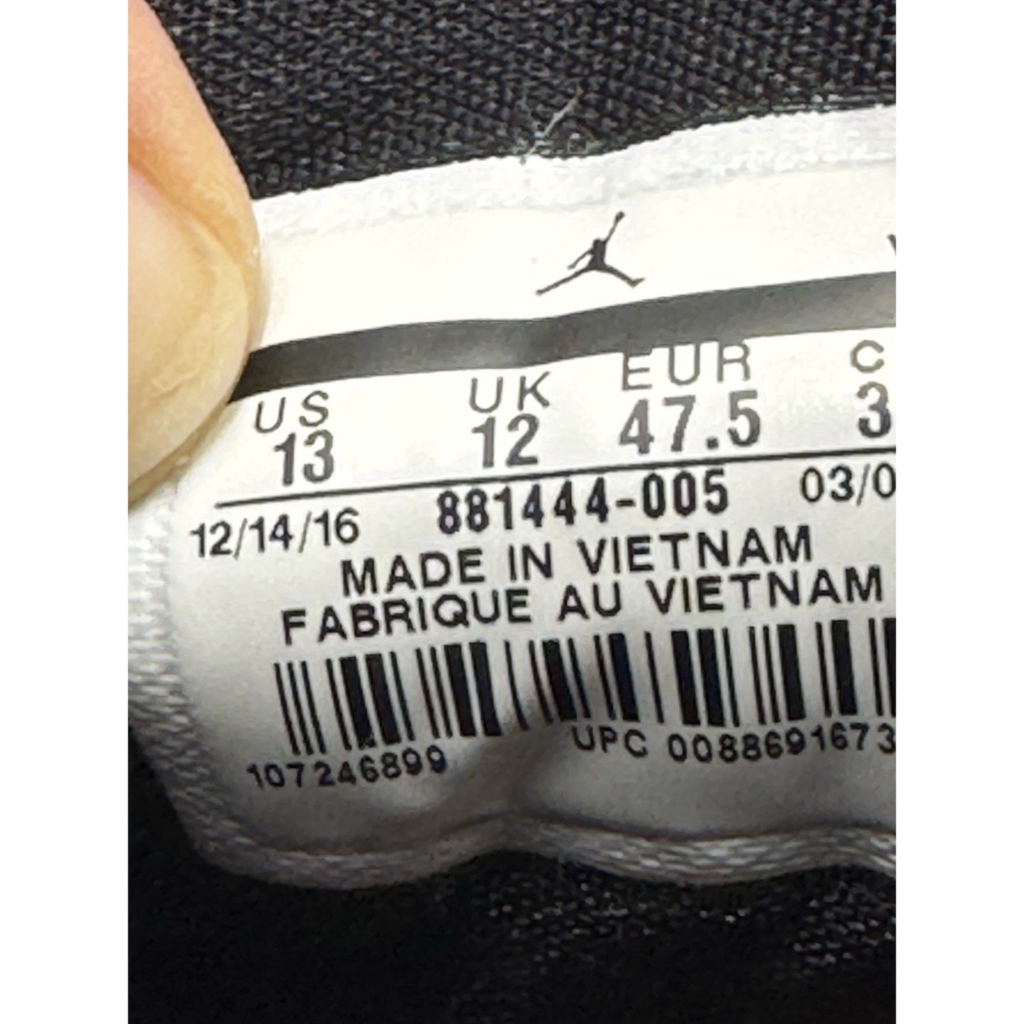 Size 13 - Jordan B.Fly Bred - 881444-005 NBS459