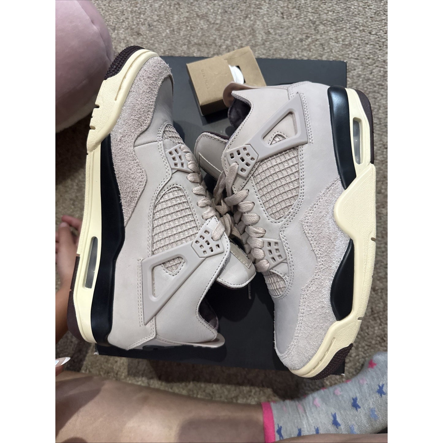 Size 7.5 - A Ma Maniére x Air Jordan 4 Retro While You Were Sleeping W