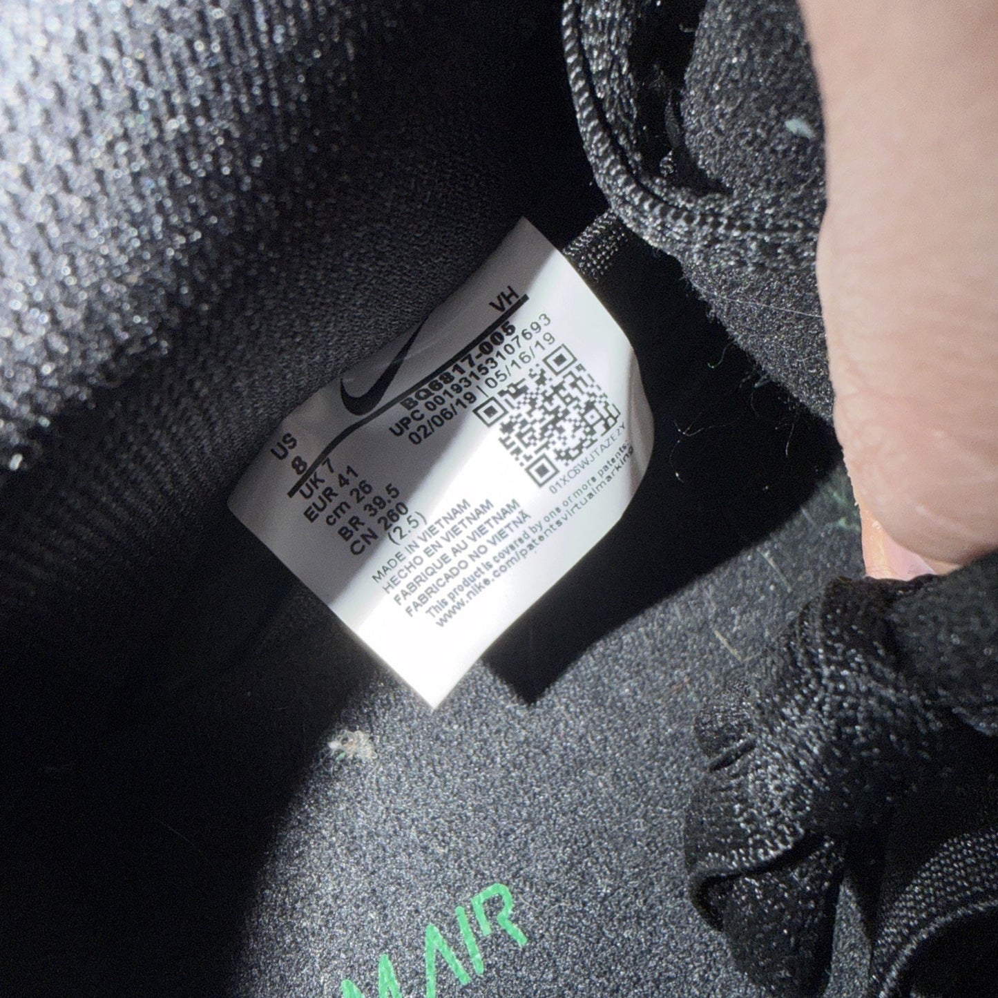 Size 8 - Nike Dunk Pro SB Low Black Pine