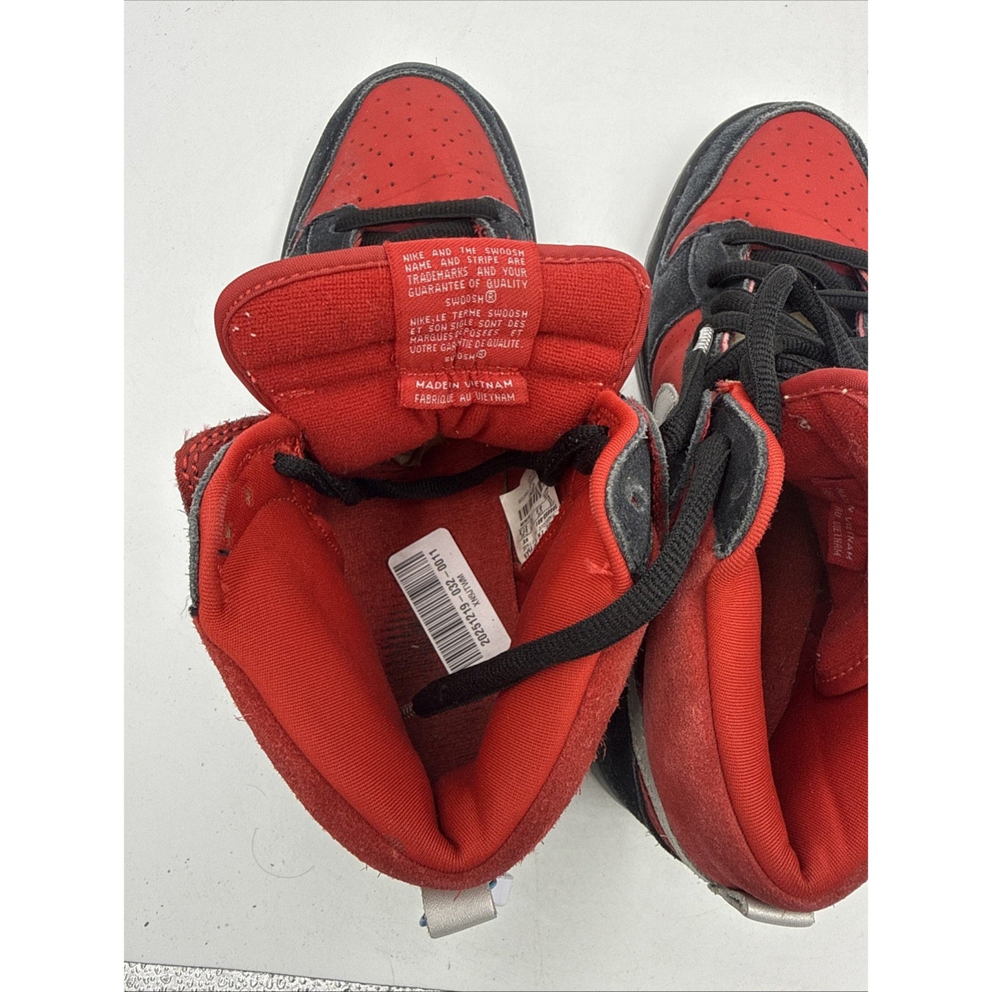 Size 9.5 - Nike Dunk Pro Sb High Red
