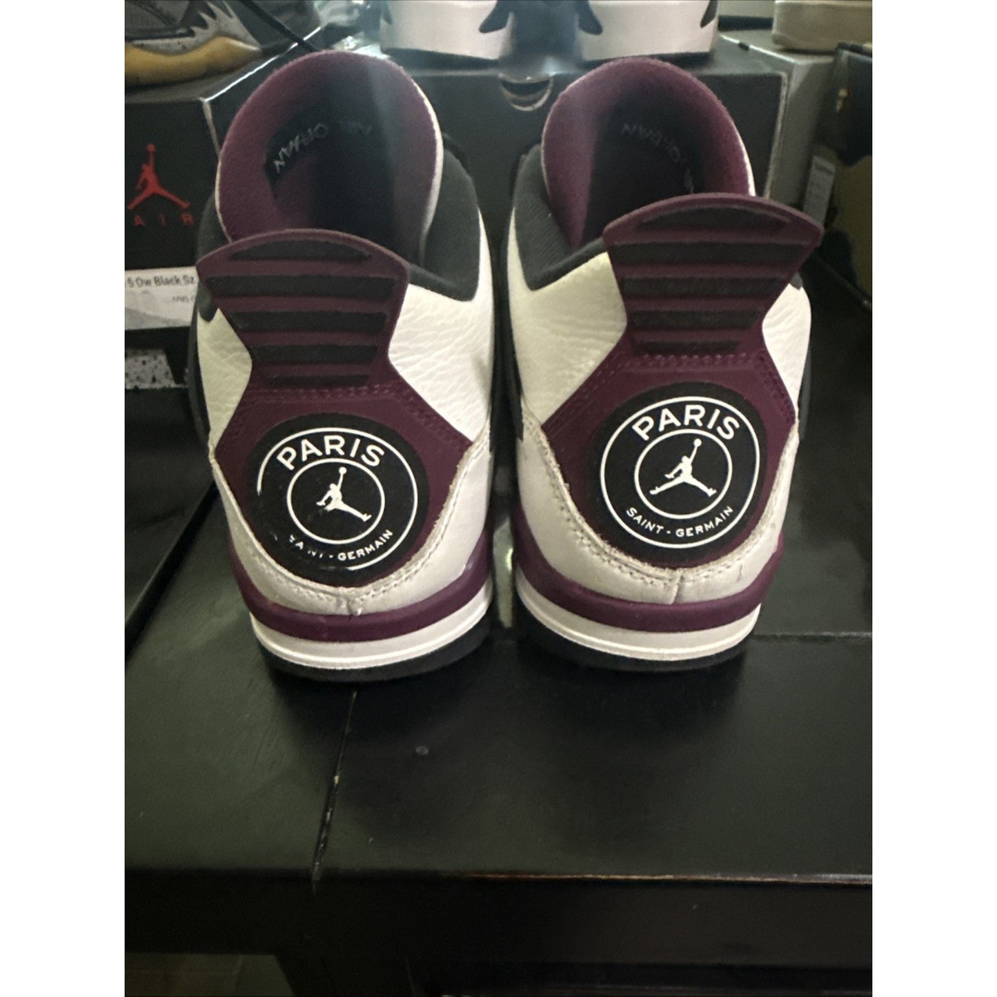 Size 9.5 - Jordan 4 Retro x Paris Saint-Germain Bordeaux 2020
