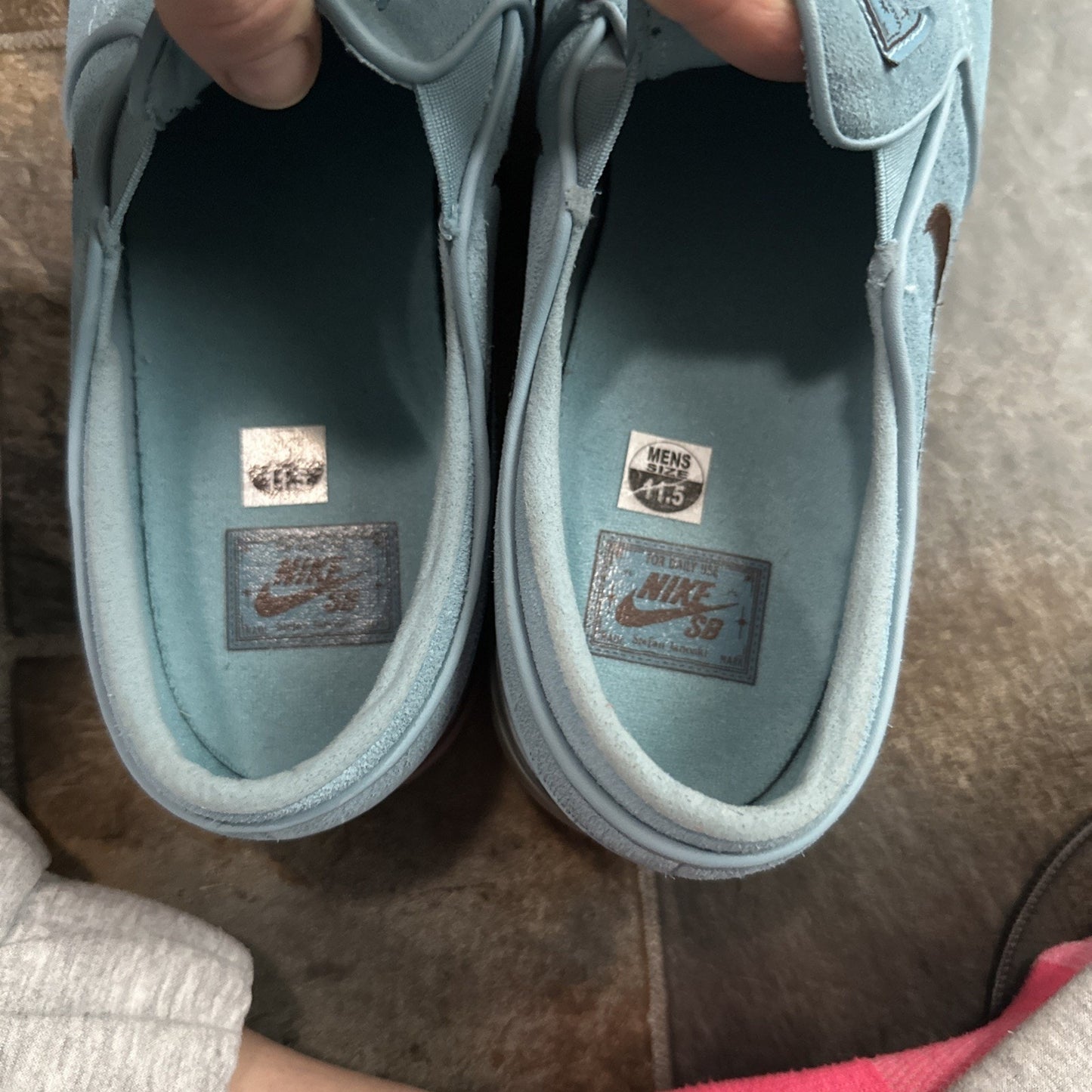 Size 11.5 - Nike Zoom Stefan Janoski+ Slip SB Denim Turquoise