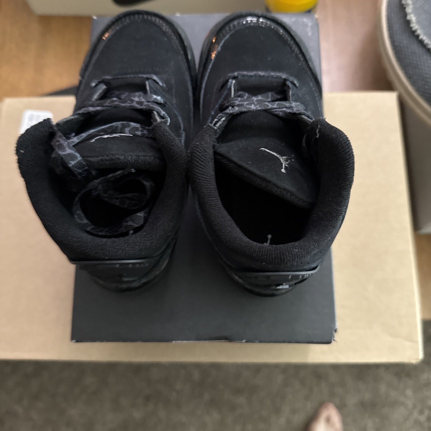 Jordan 3 Retro Lifestyle Sneakers Black Cat Toddlers Black DM0968