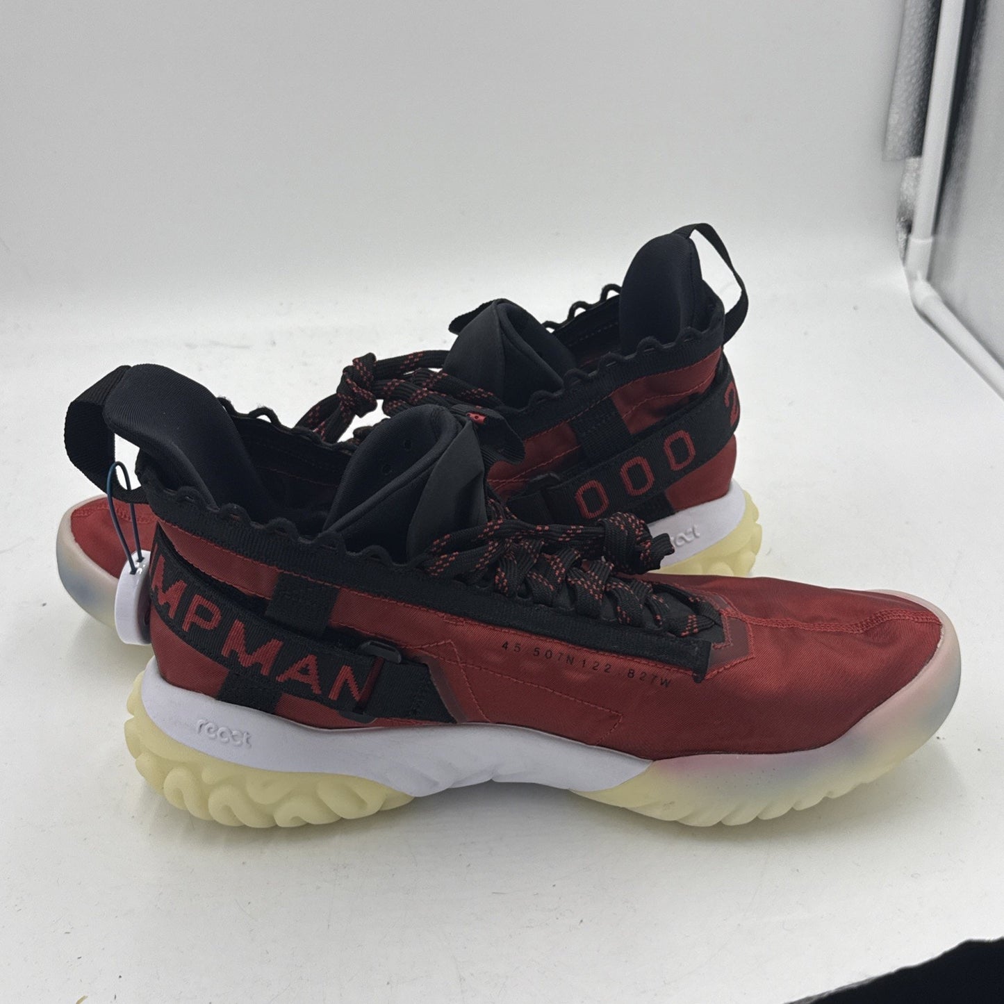 Size 10 - Air Jordan Proto React University Red, Black, White Sample promo