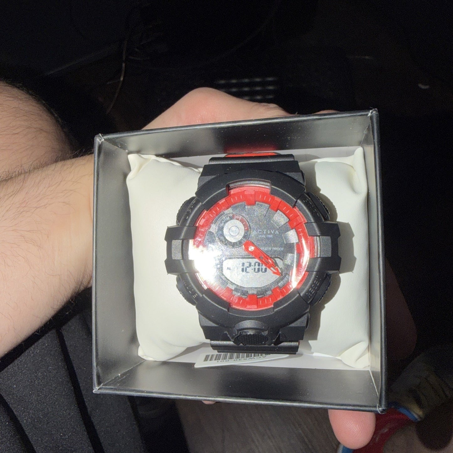 NEW Activa X Invicta Digital Unisex Watch - 56mm, Red, Black (ACW530-001)