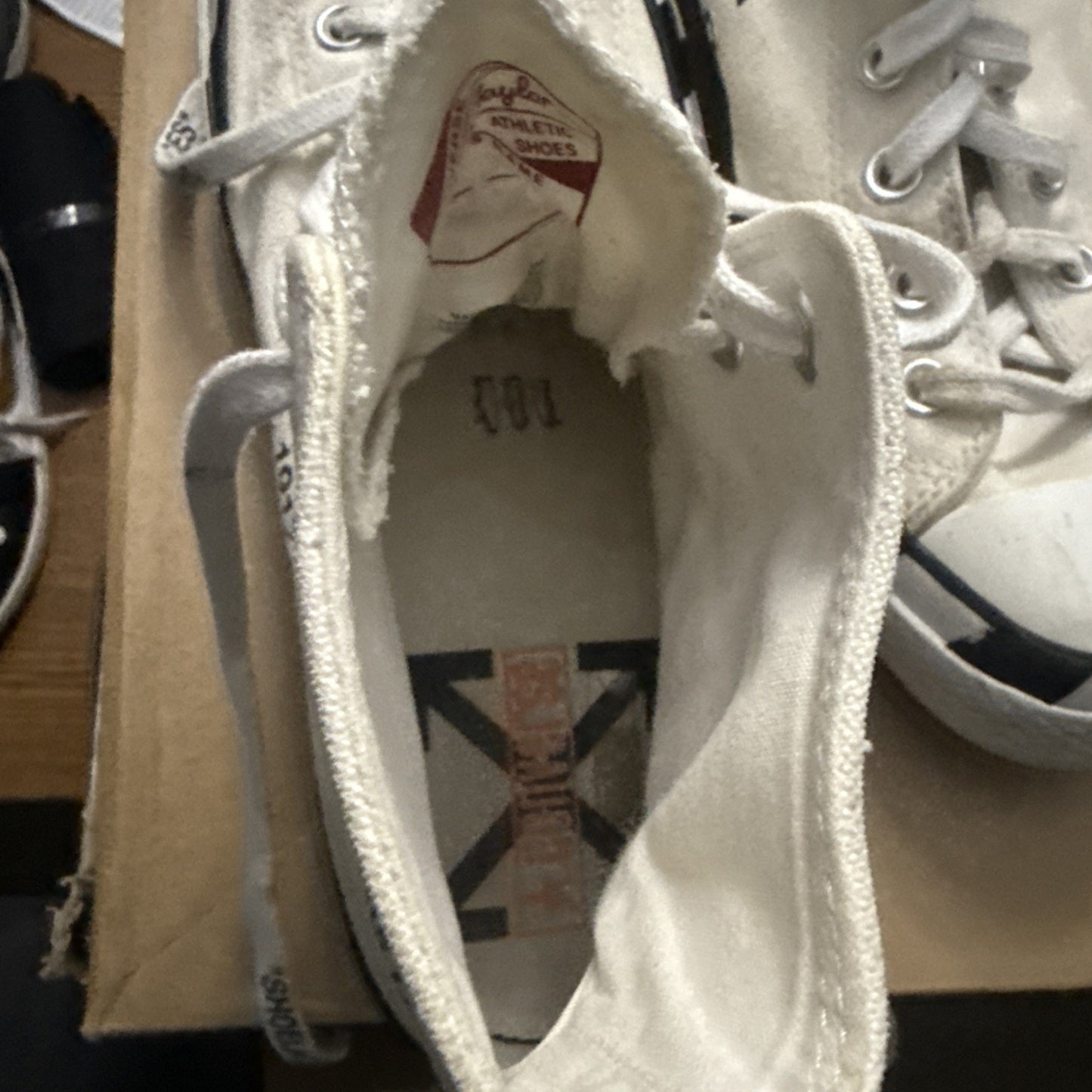 Size 10 - Converse Off-White x Chuck 70 White