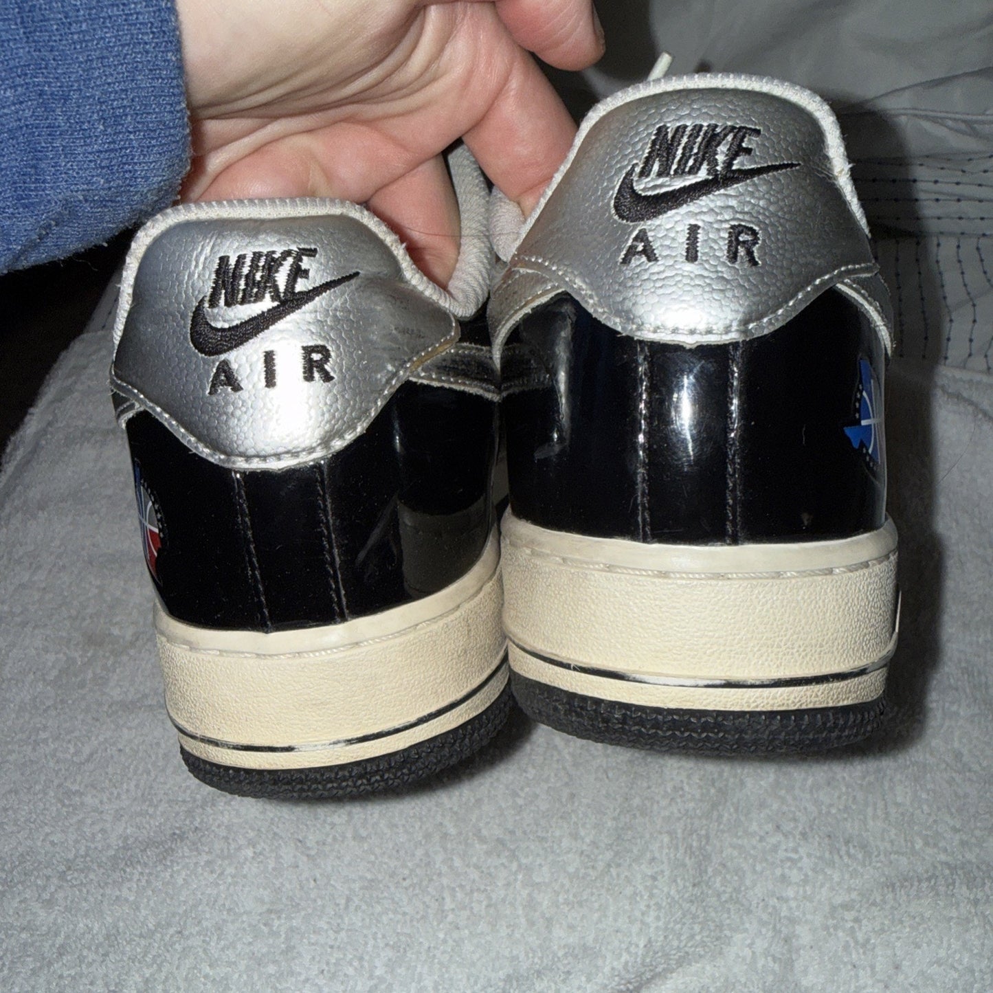 Size 8.5 Nike Air Force 1 Low 2010 NBA All Star Dallas Black 315122-018 No Box
