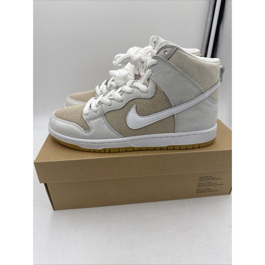 Size 9.5 - Nike Dunk Pro ISO SB High Unbleached Pack - Natural