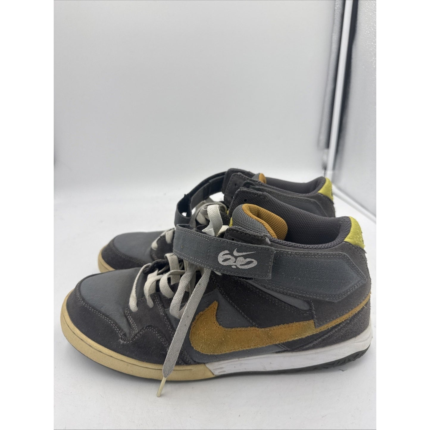 Size 11 - Nike Air Morgan 6.0 SB ID Yellow And Gray 2009