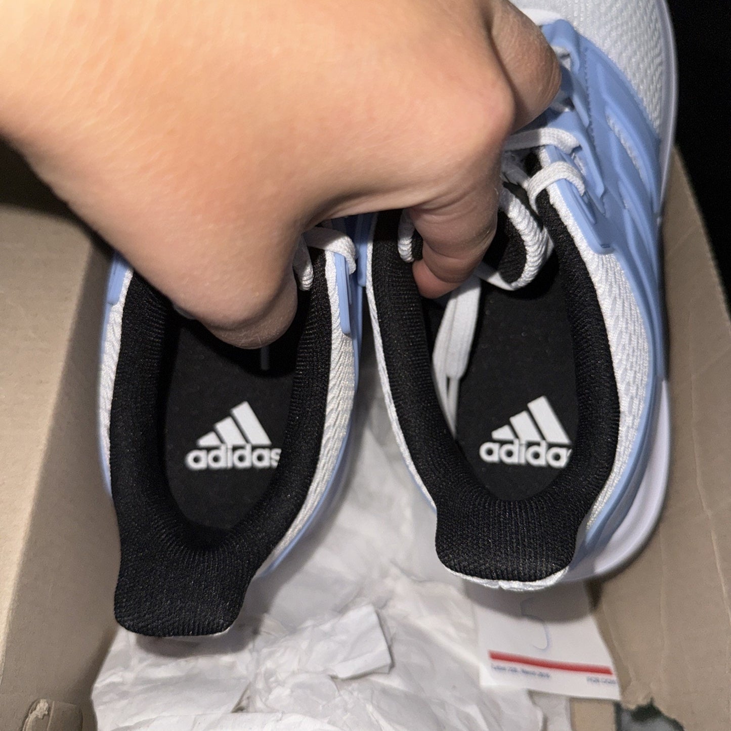 Size 10 - Adidas Ultimashow White Blue Dawn