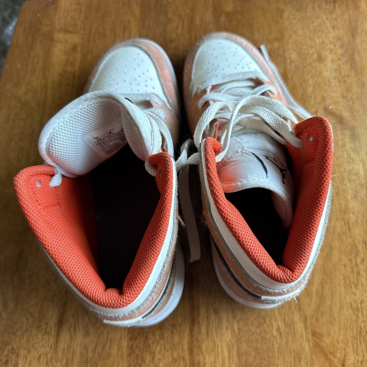 Size 5.5 (GS) - Jordan 1 SE Mid Orange Suede NBS015