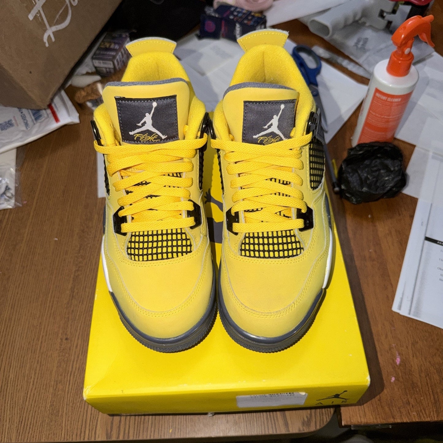 Air Jordan 4 Retro Lightning 408452-700 GS Size 5Y With Box 📦