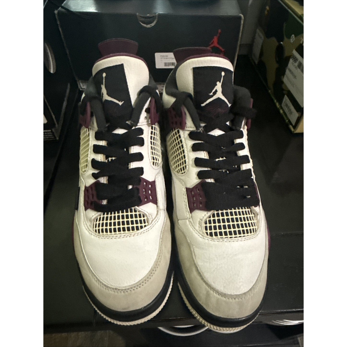 Size 9.5 - Jordan 4 Retro x Paris Saint-Germain Bordeaux 2020