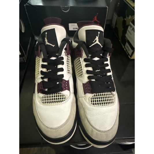 Size 9.5 - Jordan 4 Retro x Paris Saint-Germain Bordeaux 2020
