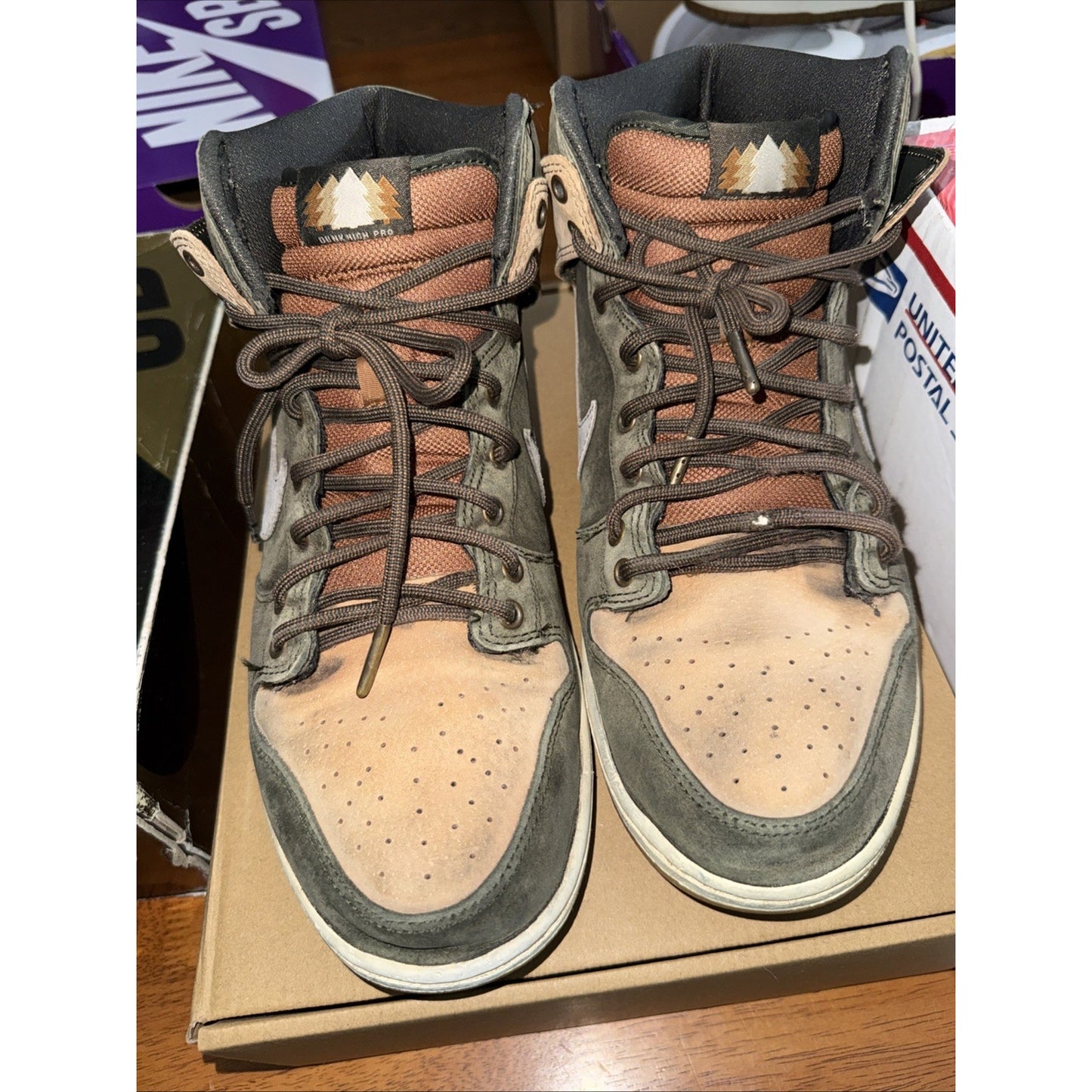 2015 Sb Dunk High “Homegrown” Size 11.5 M US Green/Brown